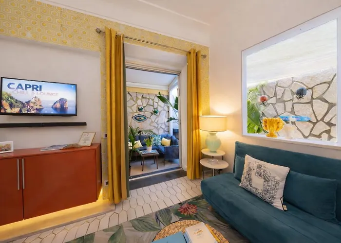 Con Jacuzzi In Piazzetta Ferienhaus Capri